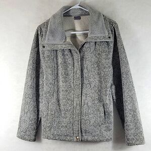 LAURA SCOTT  Fleece Zip-Up  Jacket Size M